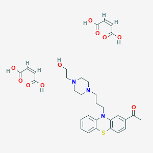 molecular formula C31H37N3O10S B142480 Acetophenazine maleate CAS No. 5714-00-1