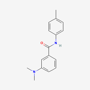 molecular formula C16H18N2O B14248056 3-(dimethylamino)-N-(4-methylphenyl)benzamide CAS No. 385843-87-8