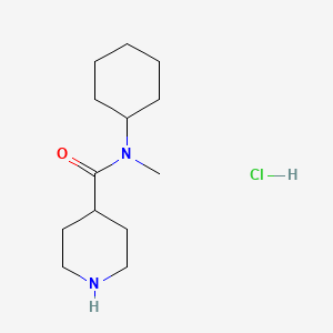 N-Cyclohexyl-N-methyl-4-piperidinecarboxamide hydrochloride