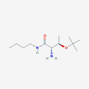 molecular formula C12H26N2O2 B14248178 N-Butyl-O-tert-butyl-L-threoninamide CAS No. 387846-06-2