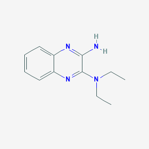 molecular formula C12H16N4 B14248187 N~2~,N~2~-Diethylquinoxaline-2,3-diamine CAS No. 480439-16-5