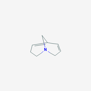 molecular formula C8H11N B14248314 1-Azabicyclo[3.3.1]nona-3,5-diene CAS No. 226885-44-5