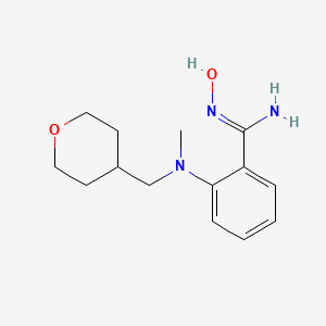 N'-Hydroxy-2-[methyl(tetrahydro-2H-pyran-4-ylmethyl)amino]benzenecarboximidamide