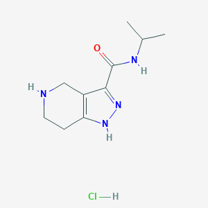 N-Isopropyl-4,5,6,7-tetrahydro-1H-pyrazolo[4,3-c]-pyridine-3-carboxamide hydrochloride