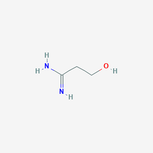molecular formula C3H8N2O B142484 3-Hydroxypropanimidamide CAS No. 128648-99-7