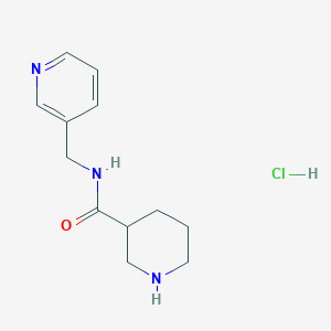 N-(3-Pyridinylmethyl)-3-piperidinecarboxamide hydrochloride