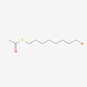 molecular formula C10H19BrOS B14248543 Ethanethioic acid, S-(8-bromooctyl) ester CAS No. 210686-25-2
