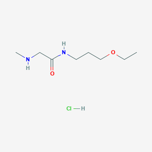 N-(3-Ethoxypropyl)-2-(methylamino)acetamide hydrochloride