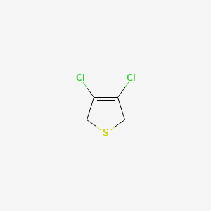 molecular formula C4H4Cl2S B14248608 3,4-Dichloro-2,5-dihydrothiophene CAS No. 503544-72-7