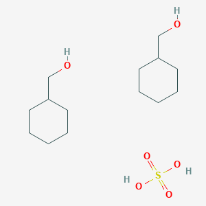 molecular formula C14H30O6S B14248680 Cyclohexylmethanol;sulfuric acid CAS No. 474801-19-9