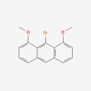 molecular formula C16H13BrO2 B14248699 9-Bromo-1,8-dimethoxyanthracene CAS No. 322406-02-0