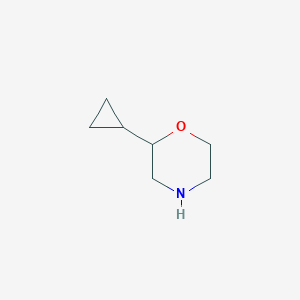 molecular formula C7H13NO B1424871 2-Cyclopropylmorpholine CAS No. 1063734-79-1