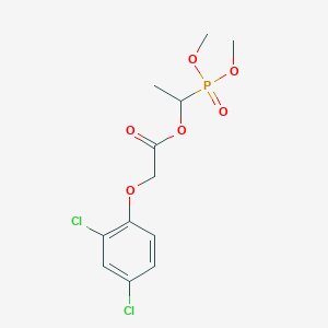 molecular formula C12H15Cl2O6P B14248723 Clacyfos CAS No. 215655-76-8
