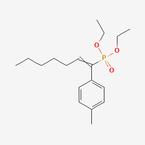 molecular formula C18H29O3P B14248735 Diethyl [1-(4-methylphenyl)hept-1-en-1-yl]phosphonate CAS No. 391206-02-3