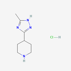 4-(5-methyl-1H-1,2,4-triazol-3-yl)piperidine hydrochloride