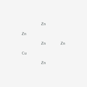molecular formula CuZn5 B14248837 copper;zinc CAS No. 390746-80-2