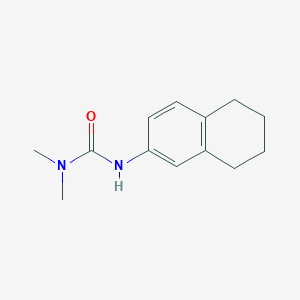 molecular formula C13H18N2O B14248851 N,N-Dimethyl-N'-(5,6,7,8-tetrahydronaphthalen-2-yl)urea CAS No. 378238-51-8