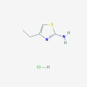 molecular formula C5H9ClN2S B1424887 4-Ethyl-1,3-thiazol-2-amine hydrochloride CAS No. 24966-92-5