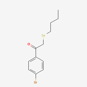 molecular formula C12H15BrOSe B14248893 Ethanone, 1-(4-bromophenyl)-2-(butylseleno)- CAS No. 185815-35-4