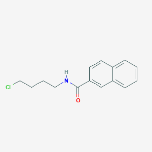 molecular formula C15H16ClNO B14248936 N-(4-Chlorobutyl)naphthalene-2-carboxamide CAS No. 502707-86-0