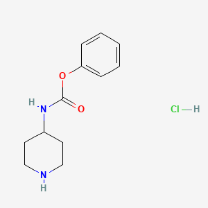 phenyl N-(piperidin-4-yl)carbamate hydrochloride