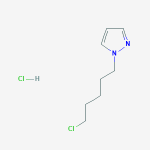 1-(5-chloropentyl)-1H-pyrazole hydrochloride