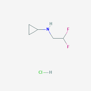 N-(2,2-difluoroethyl)cyclopropanamine hydrochloride