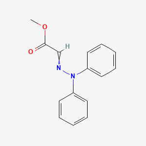 molecular formula C15H14N2O2 B14249048 Methyl (diphenylhydrazinylidene)acetate CAS No. 214621-93-9