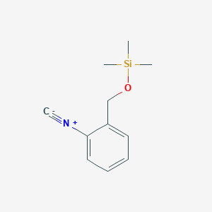 molecular formula C11H15NOSi B14249053 [(2-Isocyanophenyl)methoxy](trimethyl)silane CAS No. 497152-89-3