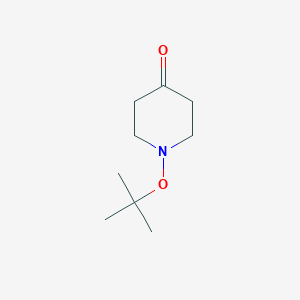 molecular formula C9H17NO2 B14249087 1-tert-Butoxypiperidin-4-one CAS No. 372103-13-4