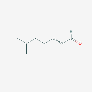 molecular formula C8H14O B14249134 6-Methylhept-2-enal CAS No. 393587-26-3