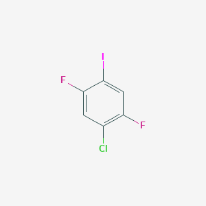 molecular formula C6H2ClF2I B1424914 1-Chloro-2,5-difluoro-4-iodobenzene CAS No. 1097871-23-2