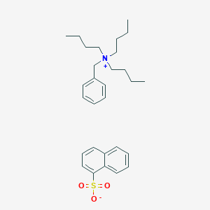 molecular formula C29H41NO3S B14249258 N-Benzyl-N,N-dibutylbutan-1-aminium naphthalene-1-sulfonate CAS No. 499782-10-4