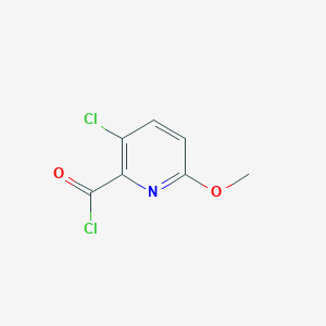 molecular formula C7H5Cl2NO2 B1424927 3-Chloro-6-methoxypyridine-2-carbonyl chloride CAS No. 1257535-51-5