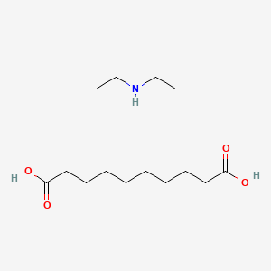 molecular formula C14H29NO4 B14249289 Decanedioic acid--N-ethylethanamine (1/1) CAS No. 499774-11-7