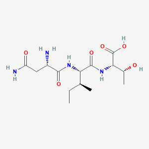 molecular formula C14H26N4O6 B14249300 L-Asparaginyl-L-isoleucyl-L-threonine CAS No. 350582-78-4