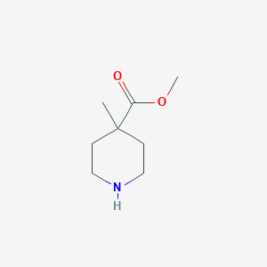 molecular formula C8H15NO2 B1424932 Methyl 4-methylpiperidine-4-carboxylate CAS No. 892493-16-2