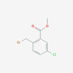 molecular formula C9H8BrClO2 B1424934 Methyl 2-(bromomethyl)-5-chlorobenzoate CAS No. 668262-52-0