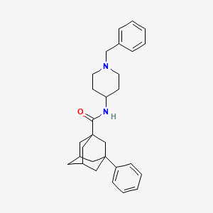 molecular formula C29H36N2O B1424936 N-(1-benzylpiperidin-4-yl)-3-phenyladamantane-1-carboxamide CAS No. 1252187-41-9