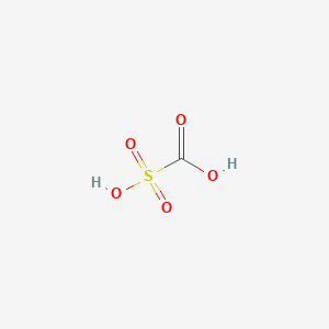 molecular formula CH2O5S B14249364 Hydroxy(oxo)methanesulfonic acid CAS No. 478796-10-0