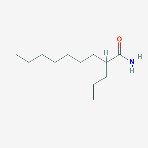 molecular formula C12H25NO B14249386 Nonanamide, 2-propyl- CAS No. 219908-05-1