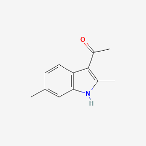 molecular formula C12H13NO B1424939 1-(2,6-dimethyl-1H-indol-3-yl)ethanone CAS No. 1228552-84-8
