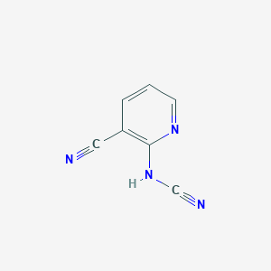 molecular formula C7H4N4 B1424940 (3-Cyanopyridin-2-yl)cyanamide CAS No. 1255147-36-4