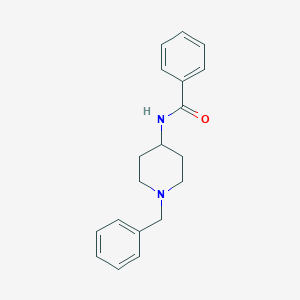 molecular formula C19H22N2O B142495 N-(1-benzylpiperidin-4-yl)benzamide CAS No. 971-34-6