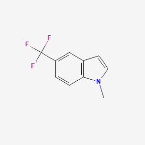 molecular formula C10H8F3N B1424958 1-甲基-5-(三氟甲基)-1H-吲哚 CAS No. 1264670-41-8