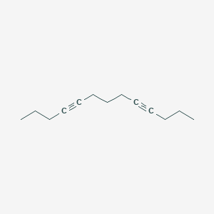 molecular formula C13H20 B14249596 Trideca-4,9-diyne CAS No. 483343-26-6