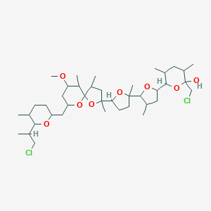 molecular formula C40H68Cl2O8 B142496 1,30-Didehydroxy-1,30-dichloronigericinol CAS No. 138285-65-1
