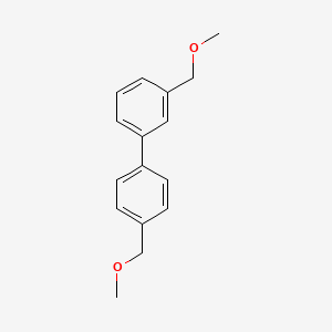 molecular formula C16H18O2 B14249650 3,4'-Bis(methoxymethyl)-1,1'-biphenyl CAS No. 180092-90-4