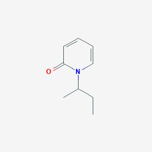 molecular formula C9H13NO B14249696 1-(Butan-2-yl)pyridin-2(1H)-one CAS No. 228103-65-9