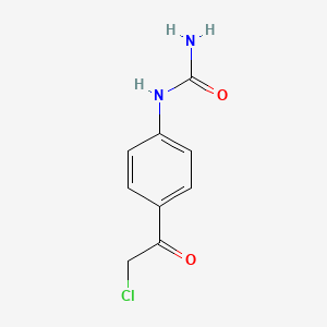 molecular formula C9H9ClN2O2 B1424974 [4-(2-氯乙酰)苯基]脲 CAS No. 861520-97-0